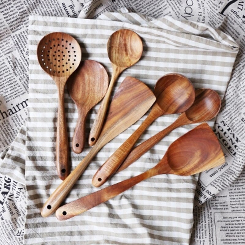 π Teak Wood Kitchen Utensils: Elevate Your Culinary Experience! π΄