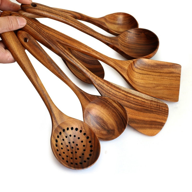 π Teak Wood Kitchen Utensils: Elevate Your Culinary Experience! π΄