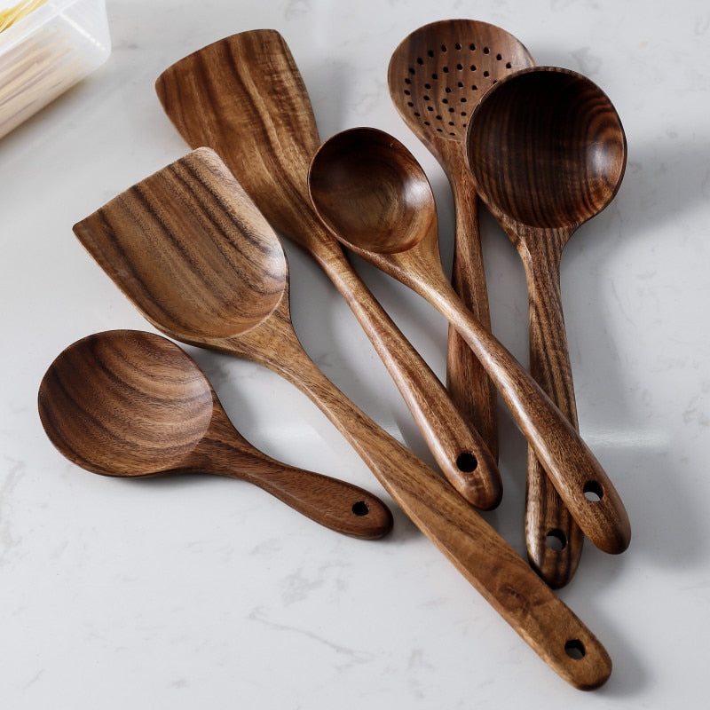 π Teak Wood Kitchen Utensils: Elevate Your Culinary Experience! π΄