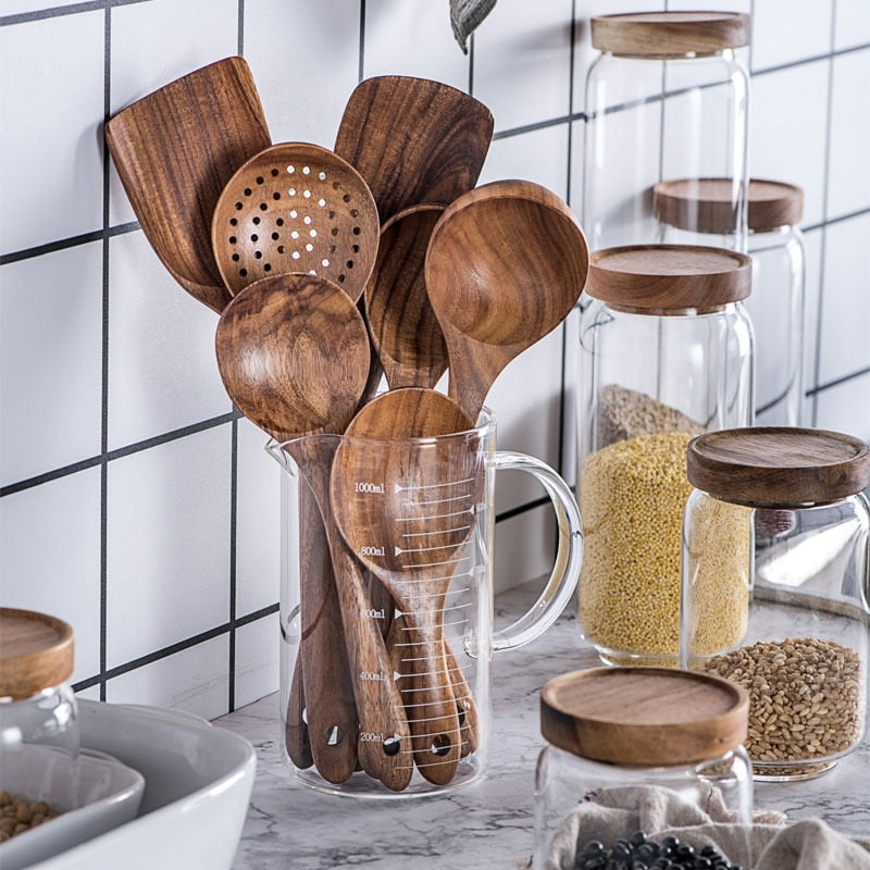 π Teak Wood Kitchen Utensils: Elevate Your Culinary Experience! π΄