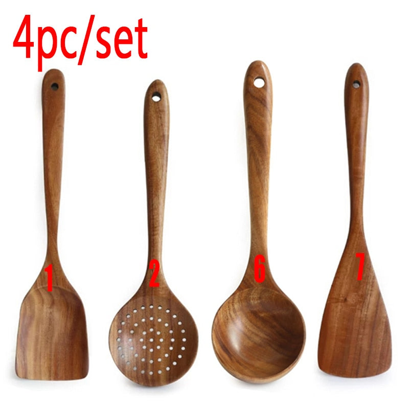 π Teak Wood Kitchen Utensils: Elevate Your Culinary Experience! π΄