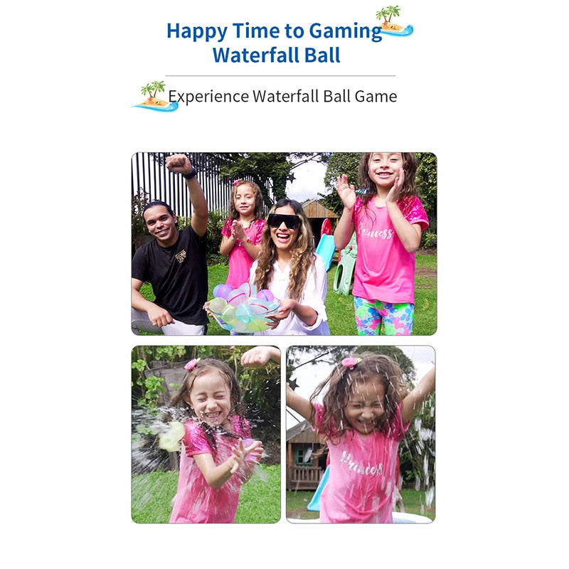 Reusable Water Splash Balls for Fun Water Play