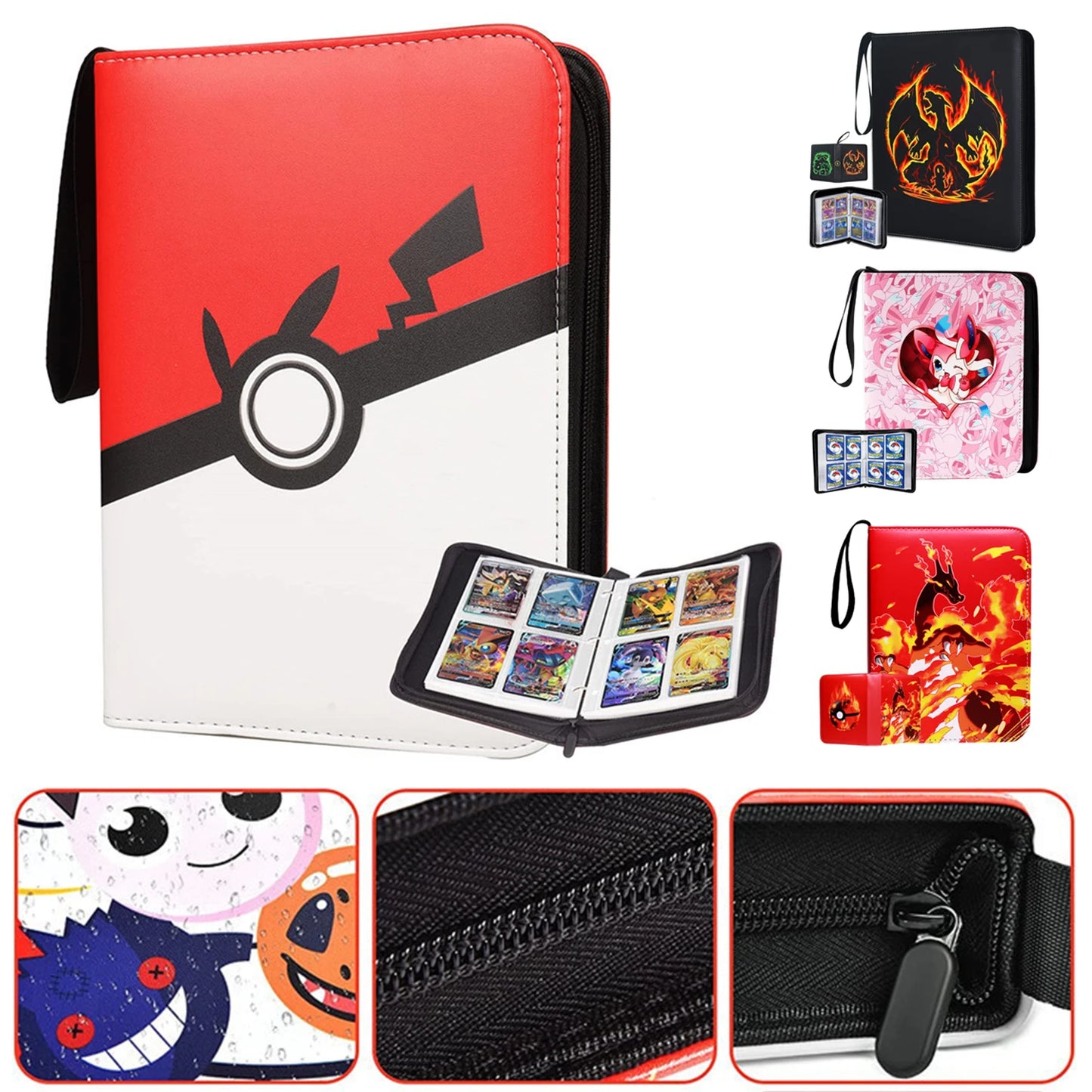Unleash Your Collection - 400 Pokemon Cards, One Stylish Holder! π