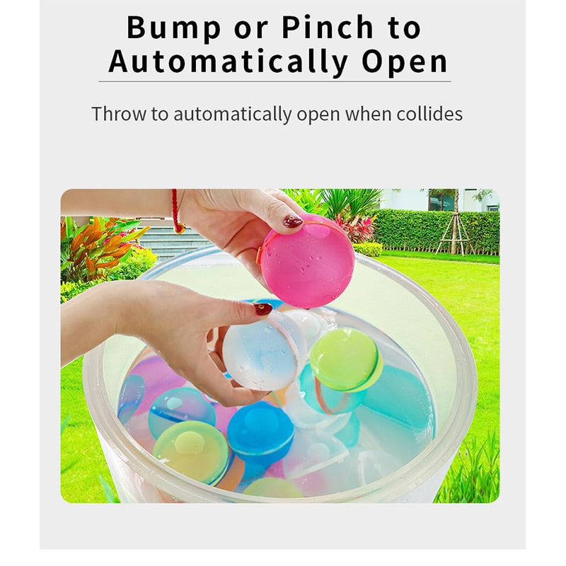 Reusable Water Splash Balls for Fun Water Play