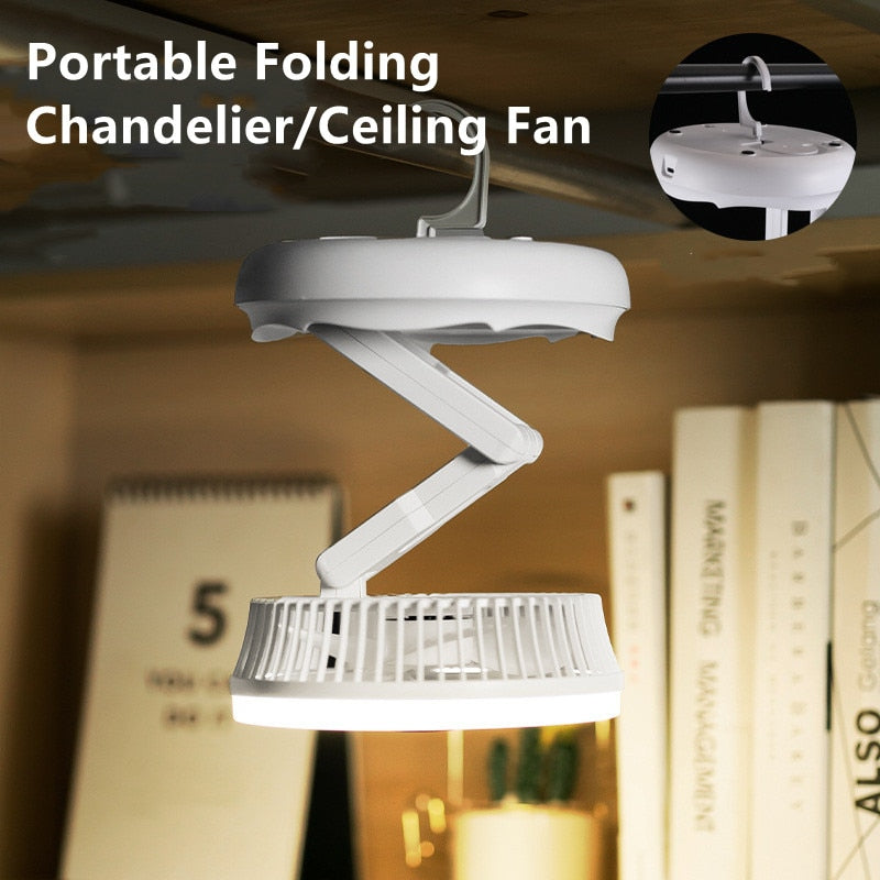 Foldable Table Fan Wall Ceiling Mounted Hanging – Cheerful Happiness