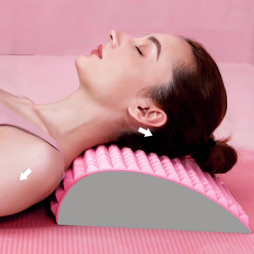 Lumbar Relaxer, Back Stretcher Pillow for Back Pain Relief, Lumbar