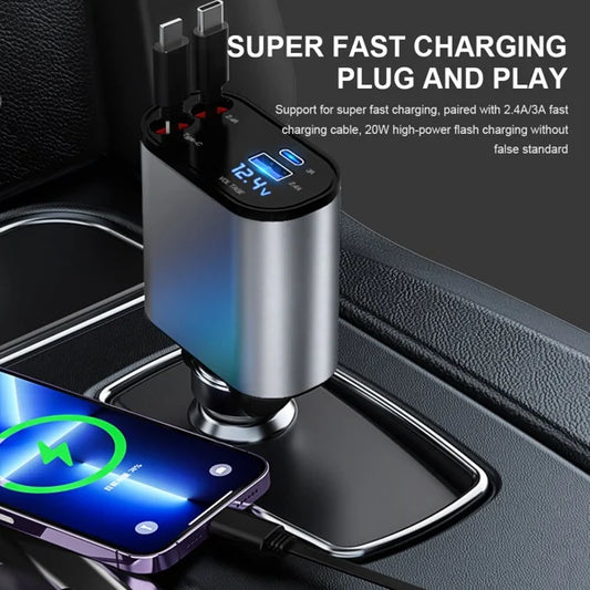 ChargeWiz™ Fast, Retractable Charging!