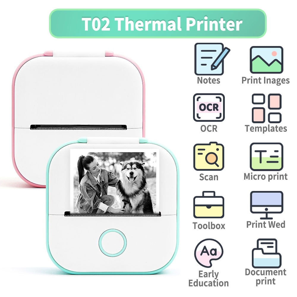 Phomemo T02 Mini Portable Thermal Printer Introduction Video 